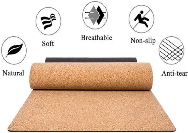 Cork Yoga Mat & Yoga Blocks Set